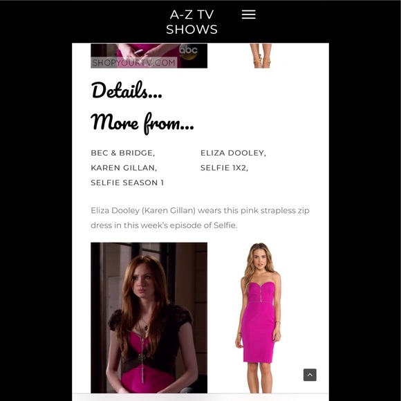 Bec and Bridge Argon Bustier Mini Dress in Bright Fuchsia Pink size 4 - Picture 17 of 17